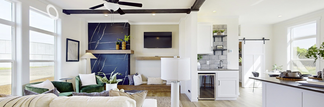 Modern manufactured home interior